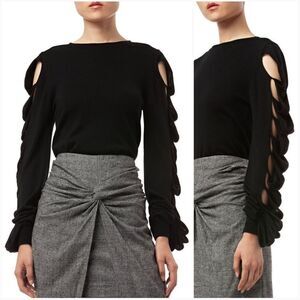 Amur Alana Merino Wool & Cashmere Sweater Sz M